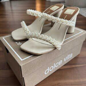 Dolce Vita Noel Pearl Heels Size 8